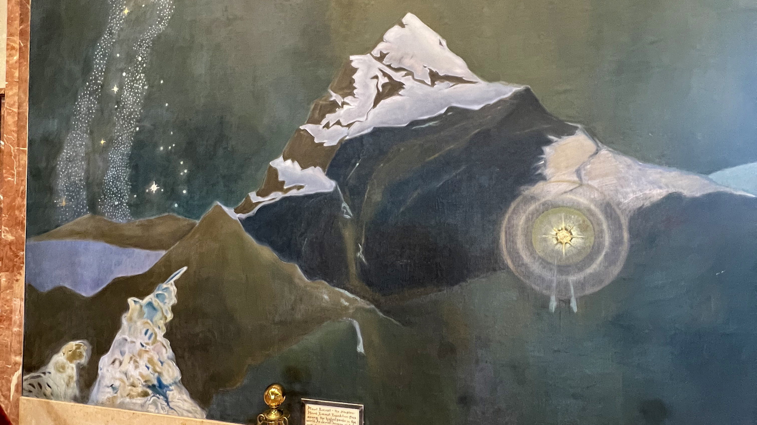 The terminal contains eight murals by artist Xavier Gonzales commemorating historic milestone flights around the world.