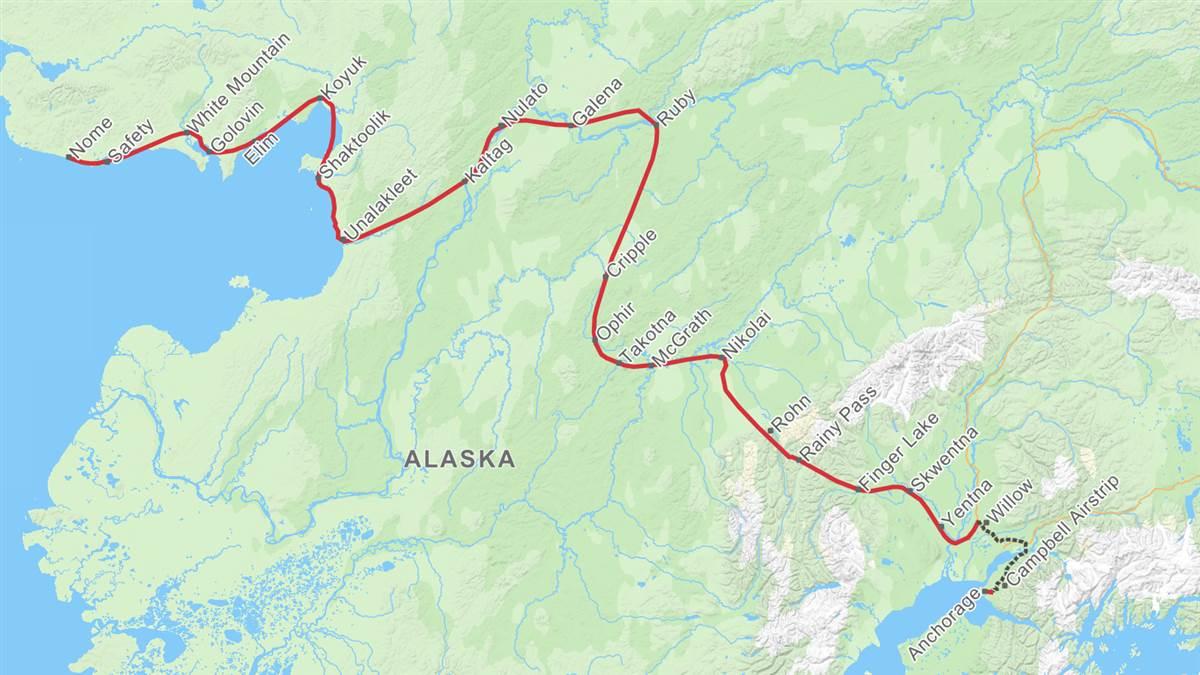 The ceremonial start in downtown Anchorage gives the community a chance to witness the otherwise-remote race.
