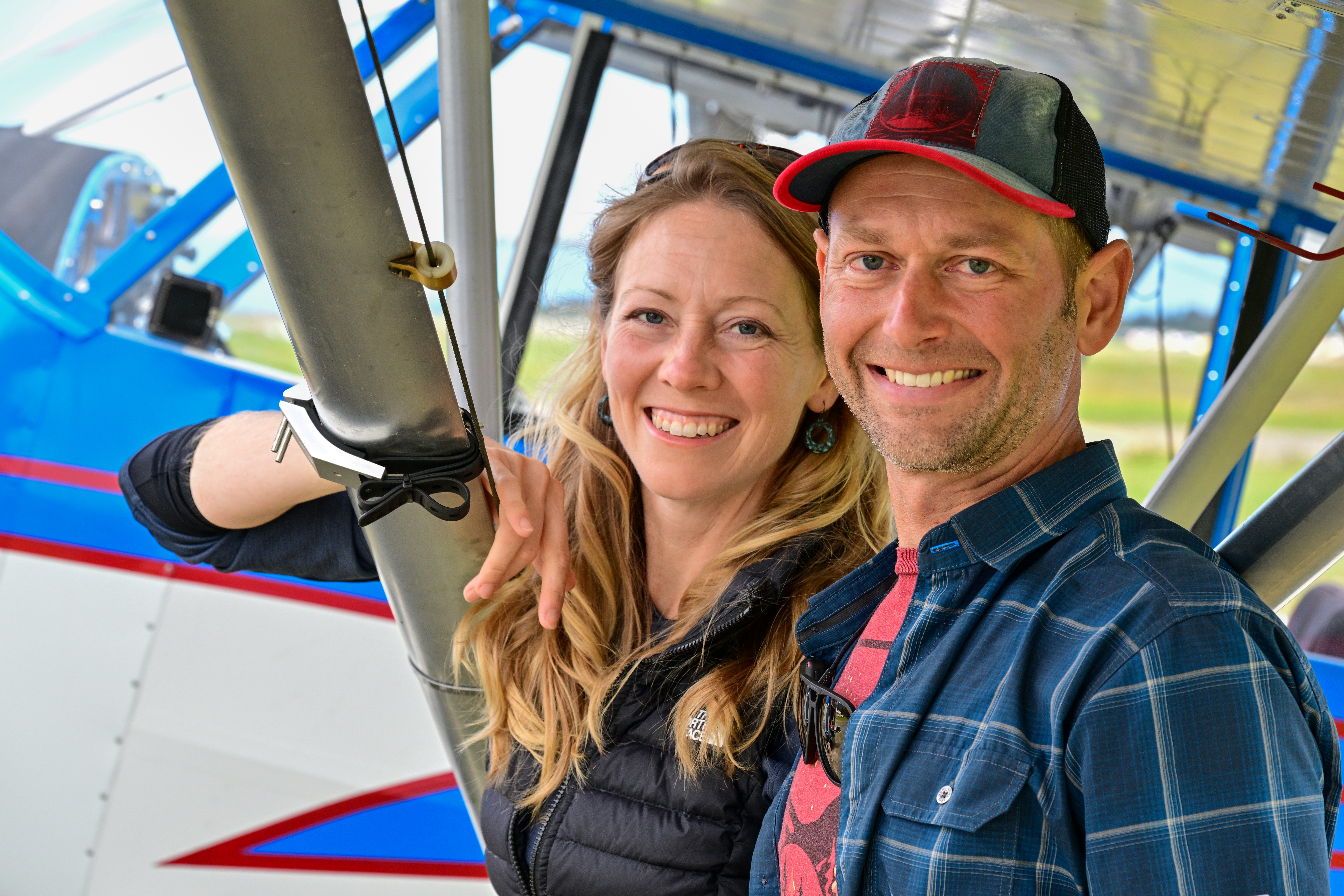 Patrick Carter and Courtney Martin overfly the Grewingk Glacier in the Kenai Mountains near Homer, Alaska, to test the tailcam mount. Photography by David Tulis.