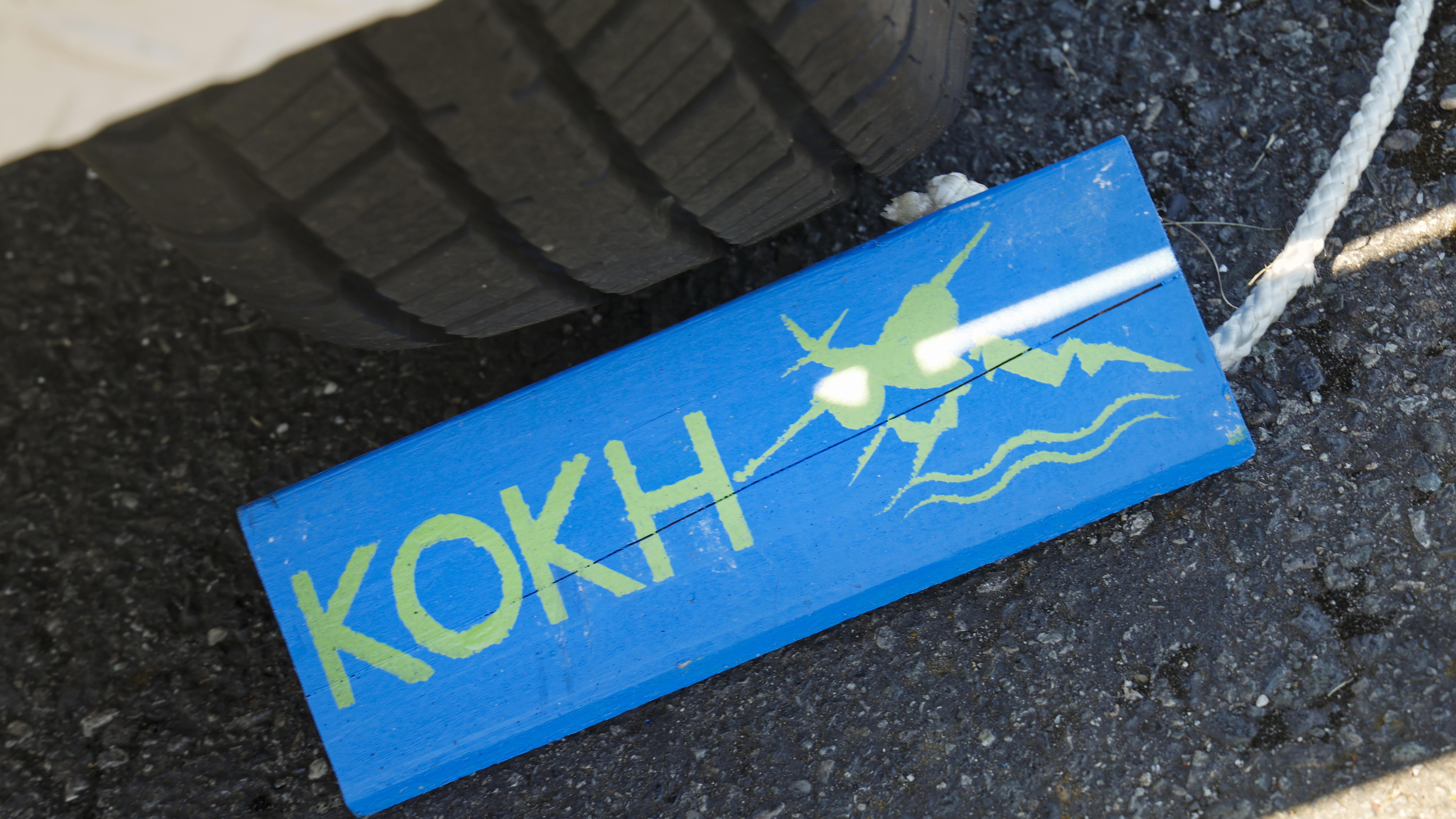 In true DeLaurentis spirit, logos adorn just about everything.