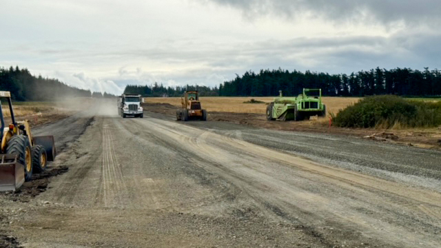 Repaving of the runway and expansion to 60 feet wide took place this past fall.