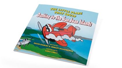 "Dashing to the San Juan Islands" by Susan Gilbert and Robert Delaurentis. 