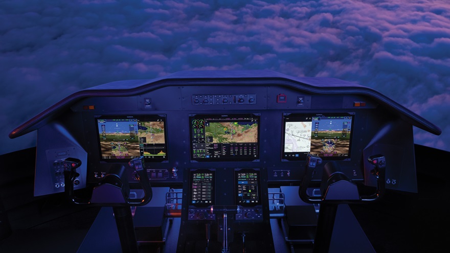 The Cessna Citation CJ4 Gen3 is the first aircraft to announce the inclusion of the new Garmin G3000 Prime integrated avionics suite. Photo courtesy of Garmin.