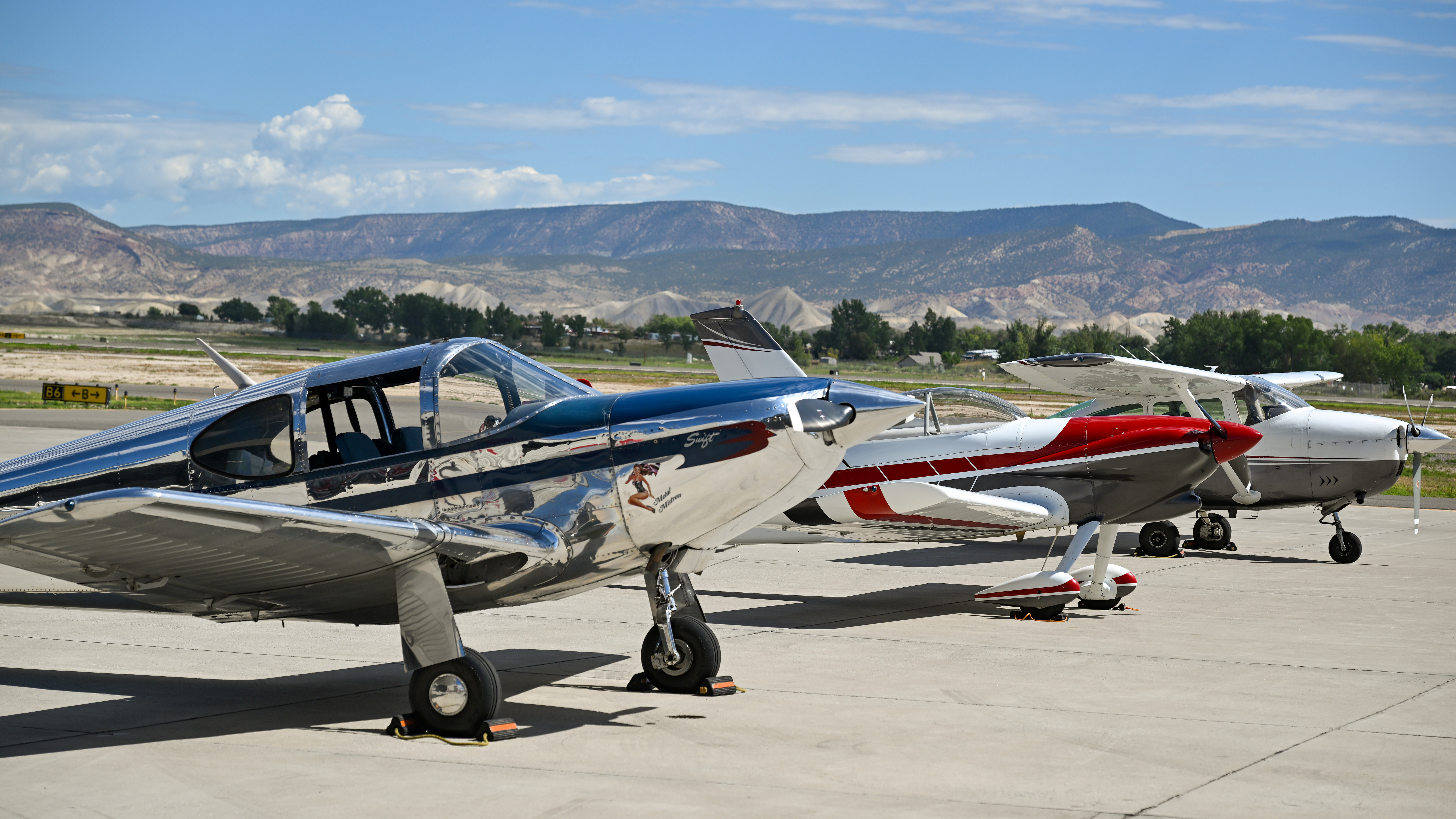 Volunteers and pilots learning how to brew