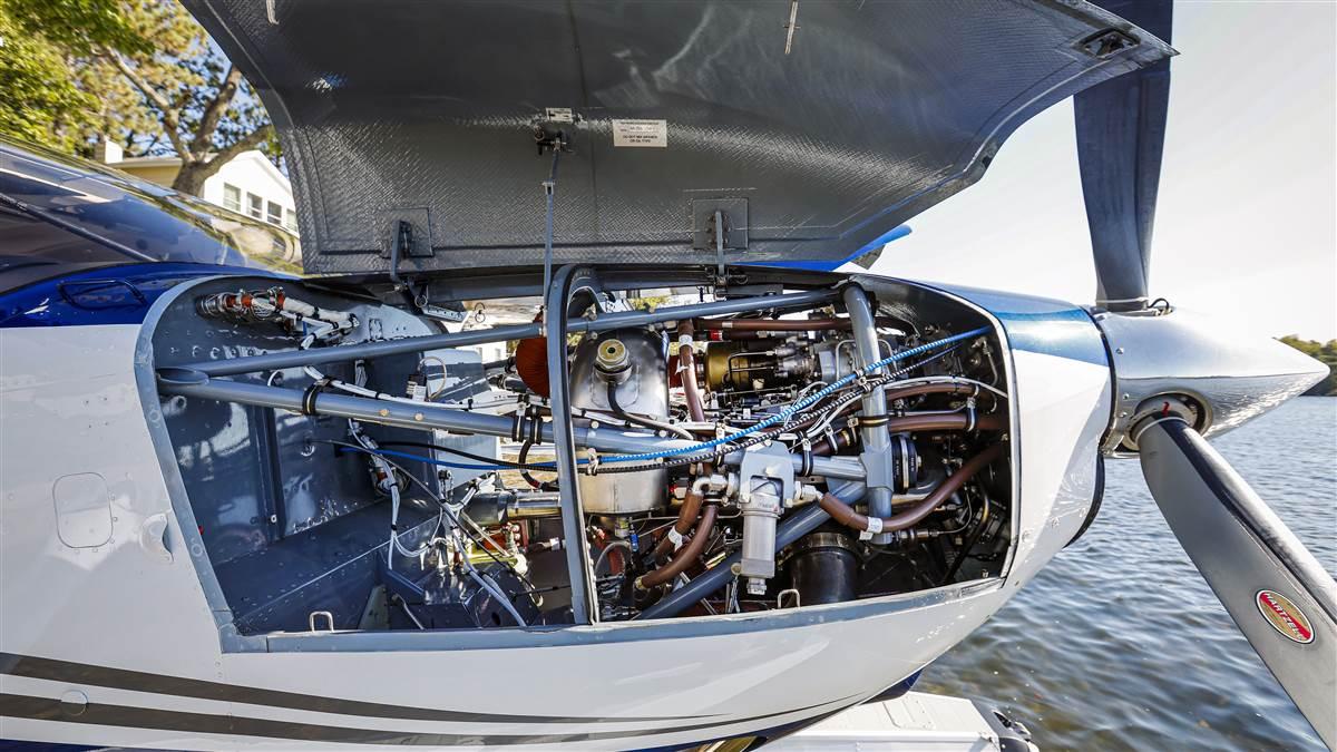 Turbine conversions can be minimalist, centering on a new engine and prop, or maximalist with a new instrument panel, paint, and interior. This award-winning airplane includes just about every possible option.