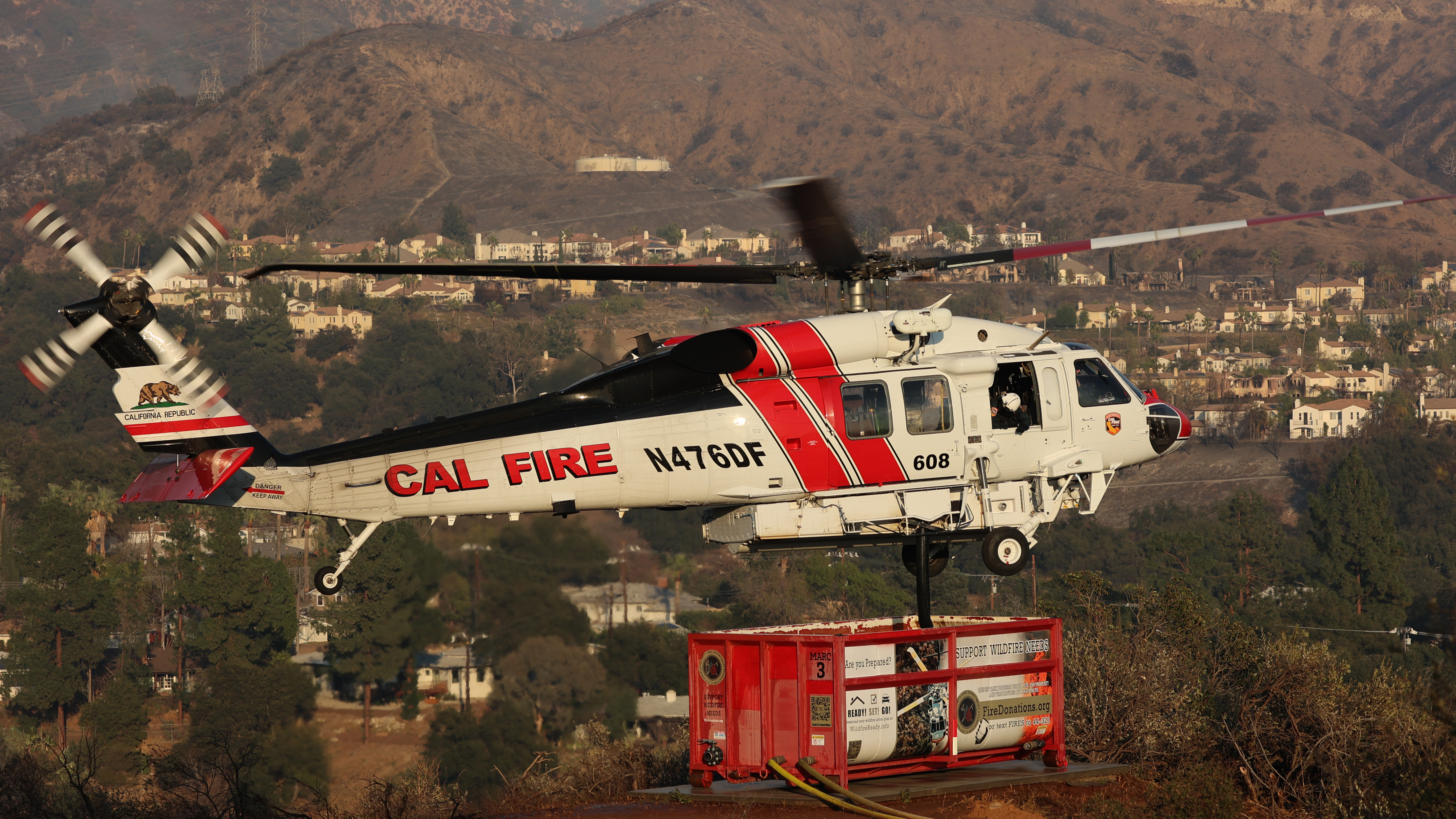 Various remarkable and capable aircraft and their skilled pilots helped defeat wildfires. Photo courtesy of Cal Fire