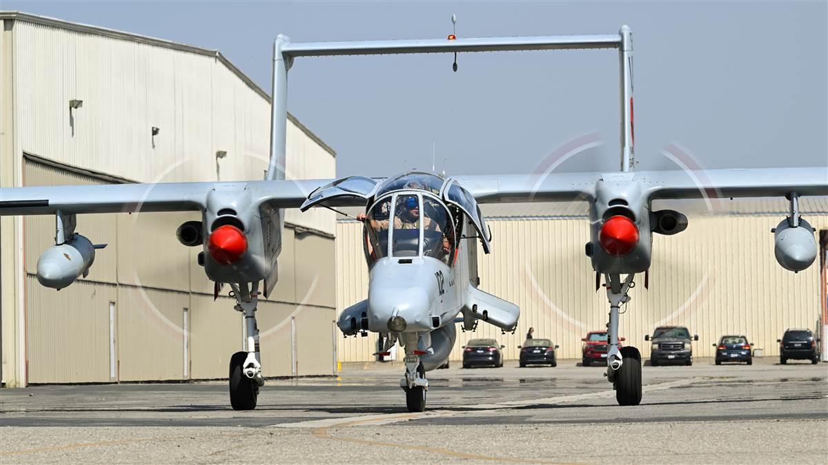 The Bronco's unique and distinctive design, specifically its large bubble canopy, makes it the perfect aircraft for aerial firefighting.