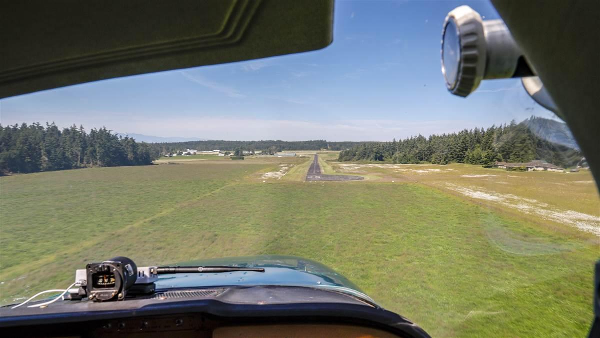 The runway at DeLaurentis Airport has been expanded and repaved. Robert DeLaurentis named his privately owned airport an “international” airport in homage to his many international flights in general aviation aircraft.