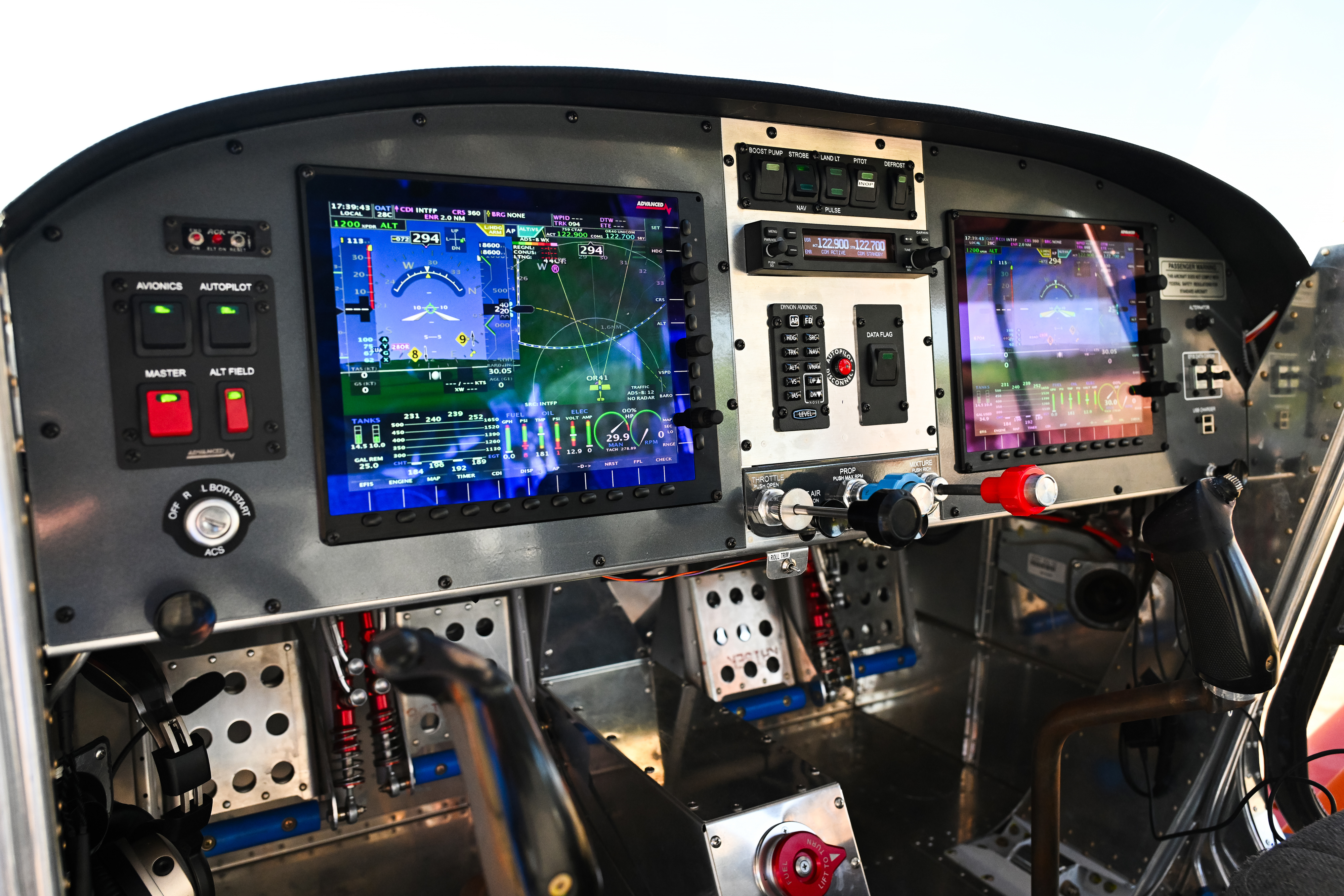 Customers will have their choice of avionics equipment.