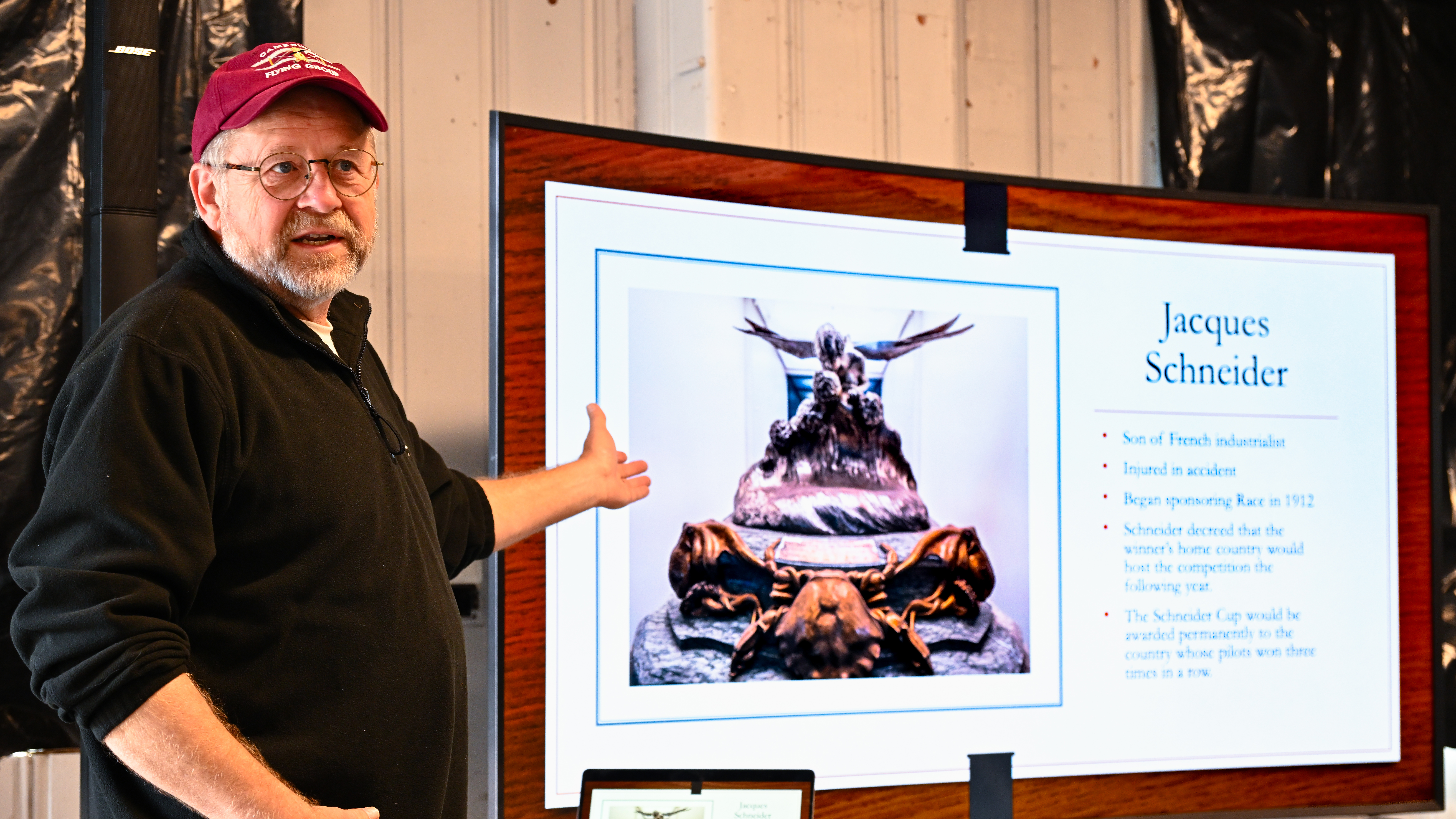Pilot and photographer Edwin Remsberg organized a re-enactment of the route Jimmy Doolittle flew at Essex Airpark near Baltimore to win the Schneider Trophy in 1925. The event attracted 18 aircraft that flew the route. Photo by David Tulis