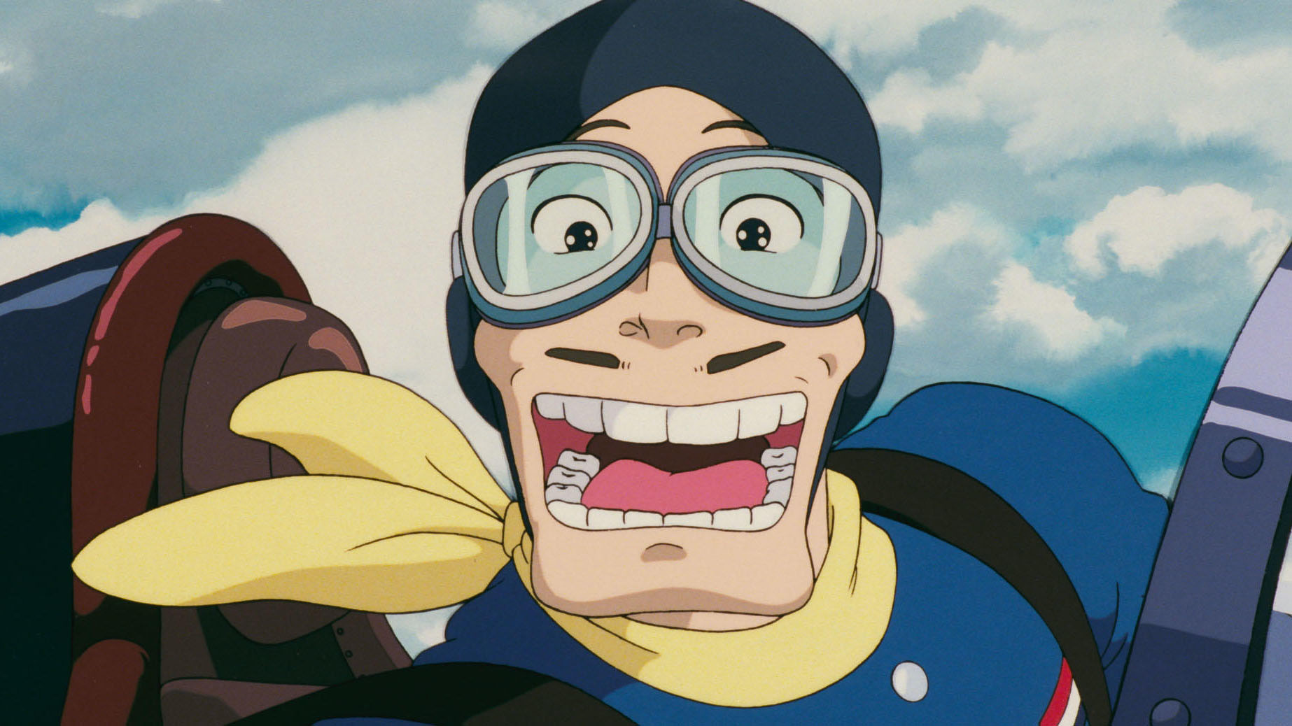 A fighter pilot from Porco Rosso. Photo courtesy of Studio Ghibli
