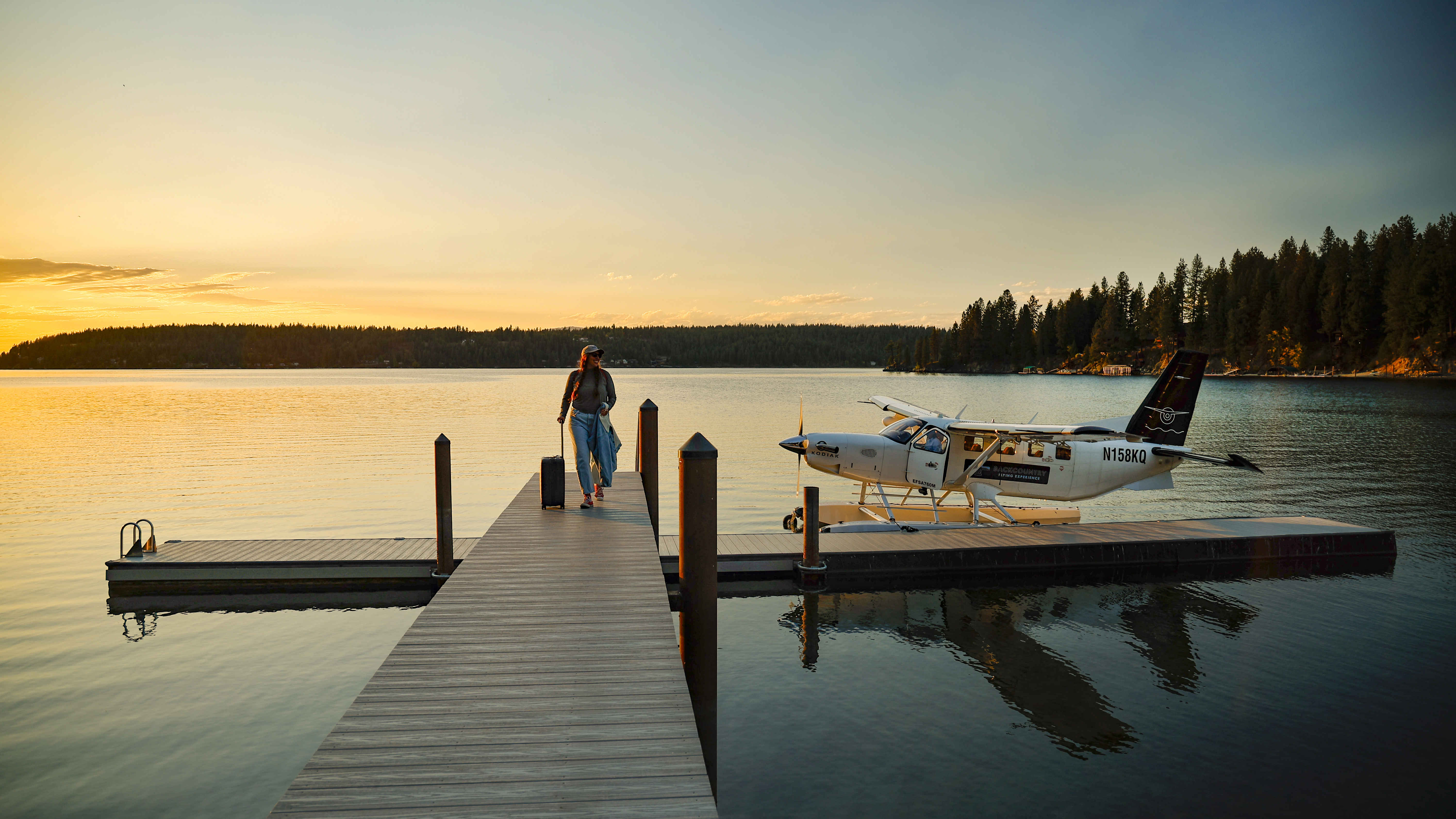 The lodge at Hayden Lake is not only a great place to practice docking, but it also offers overnight accommodation to pilots going through Parkwater's training course. Photo by Chris Rose