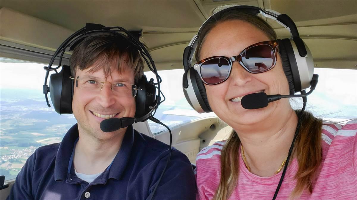 The author and her instructor/friend Andi Medlhammer.