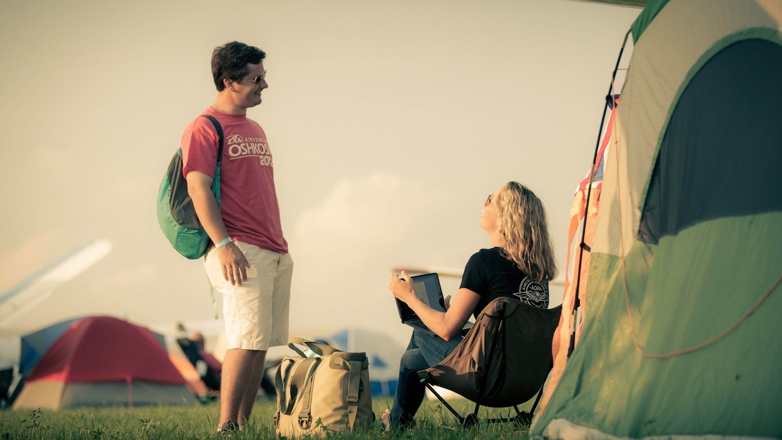 Chas Bingham, the author's brother, has a gift for connecting with people. Photo by Mike Fizer