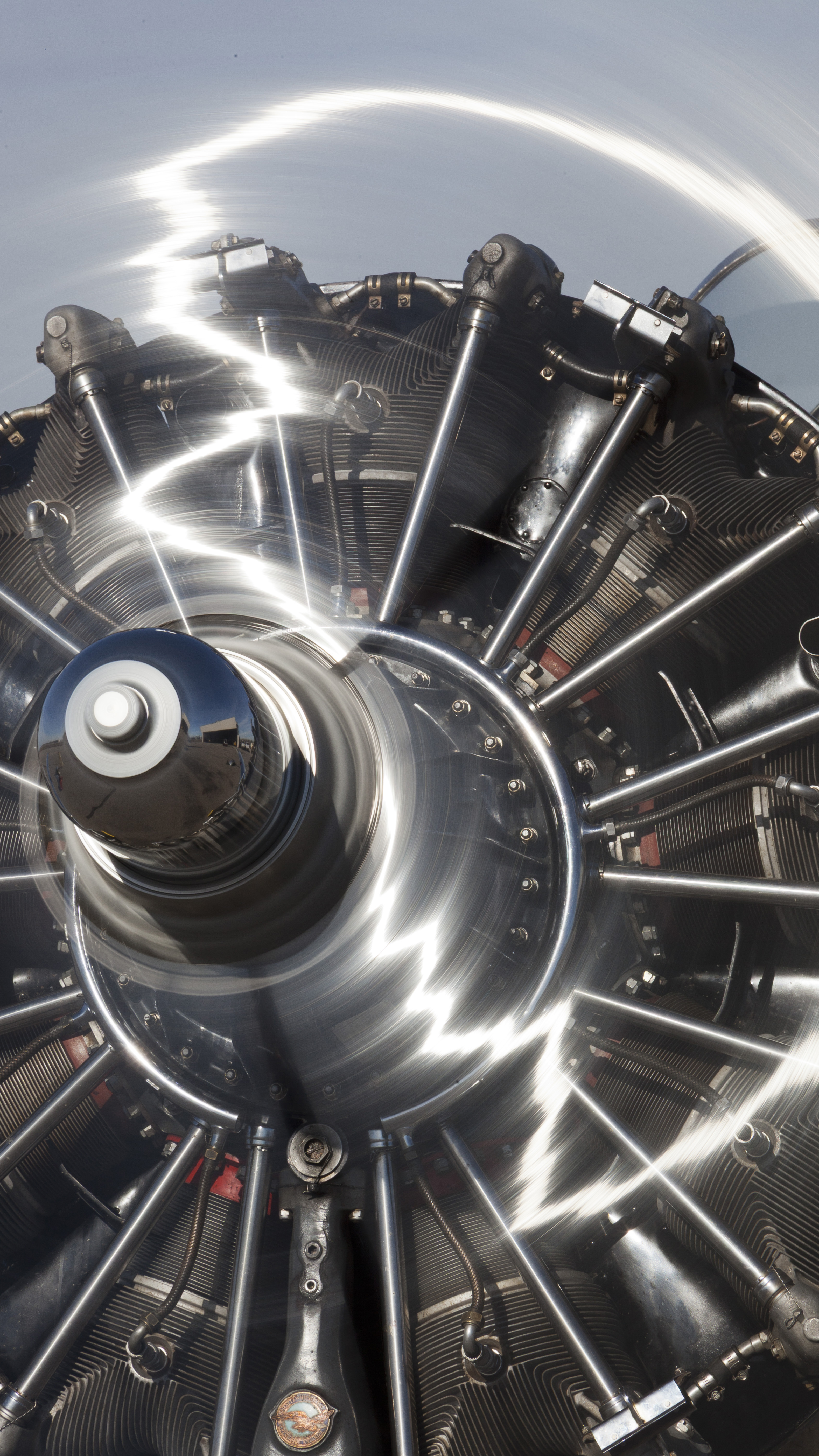 North American SNJ–5 T-6 radial engine, owned by Bert Summers.