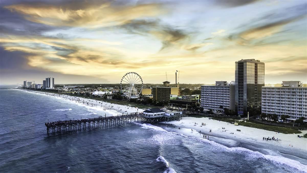 Myrtle Beach Pier and Boardwalk. Photography by Larry Gibson.