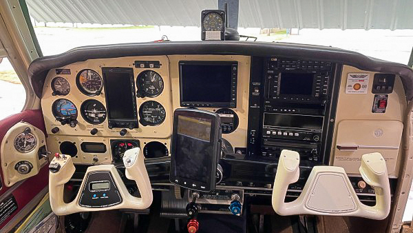 Chuck Griger bought 5JW from the Wagner estate and upgraded the avionics.