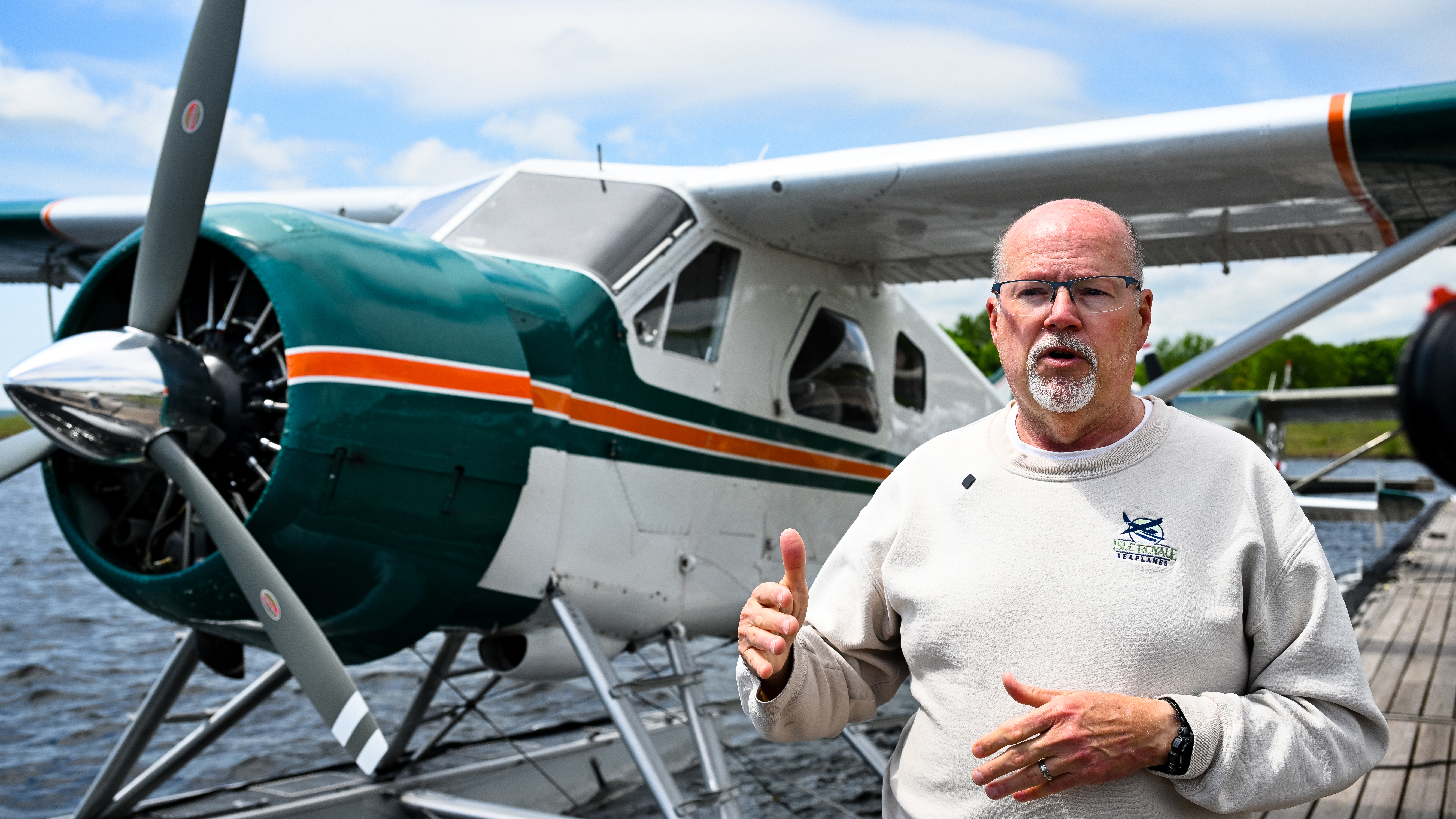 Isle Royale Seaplanes owner Jon Rector.