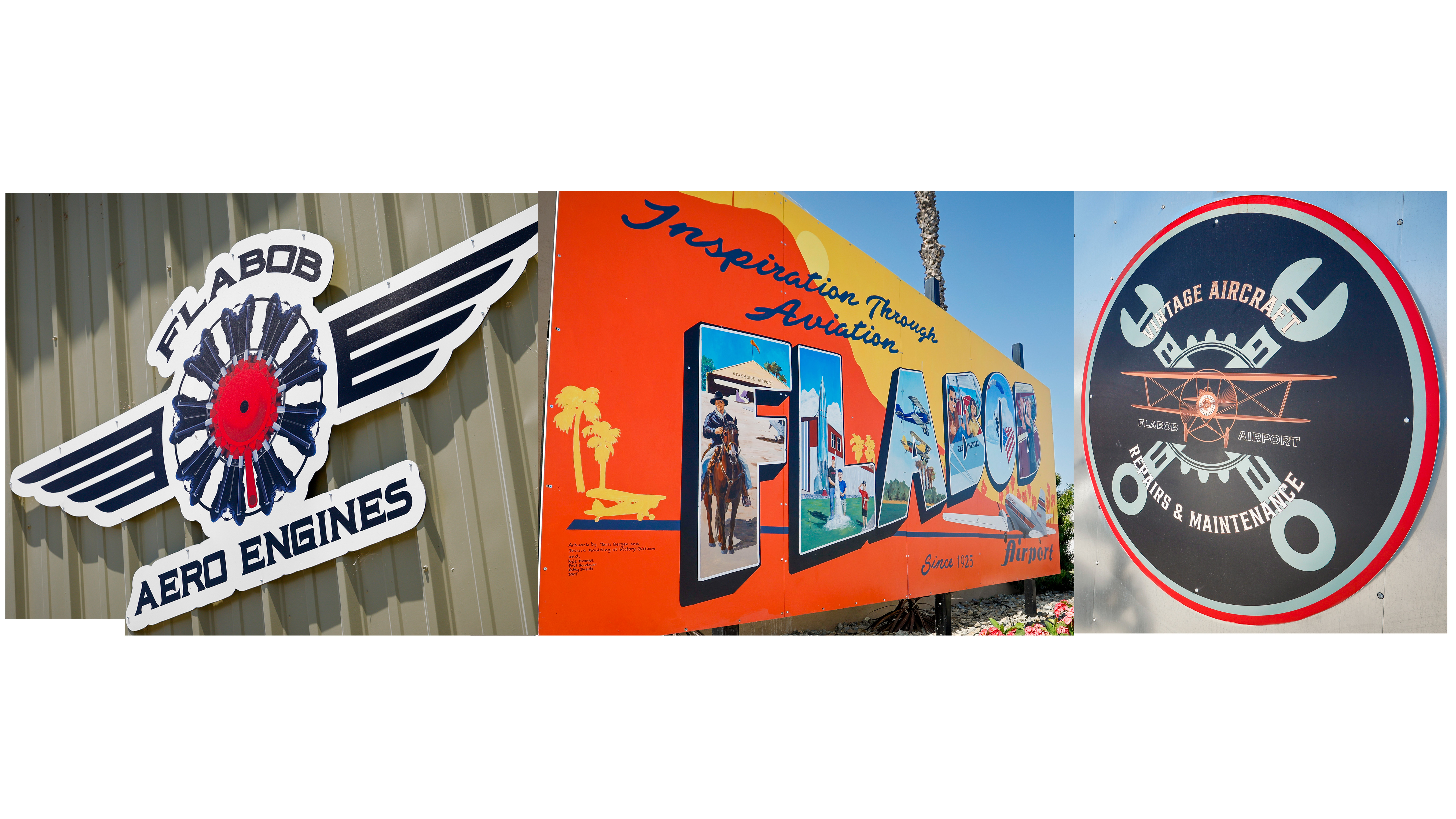 West Coast Air Creations only adds to the flavor of Flabob Airport in Riverside, California.