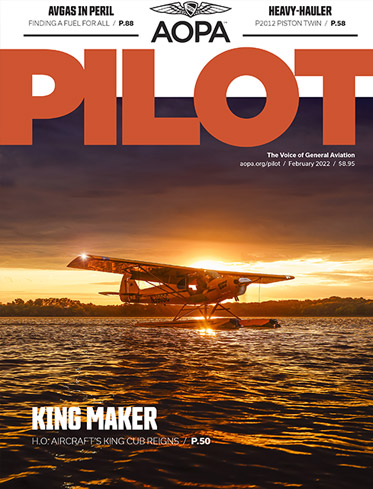 AOPA Pilot magazine February 2022