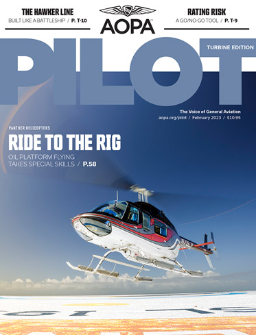 February 2023 issue of AOPA Turbine Pilot magazine