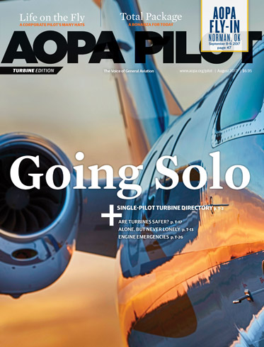 AOPA Turbine Pilot August