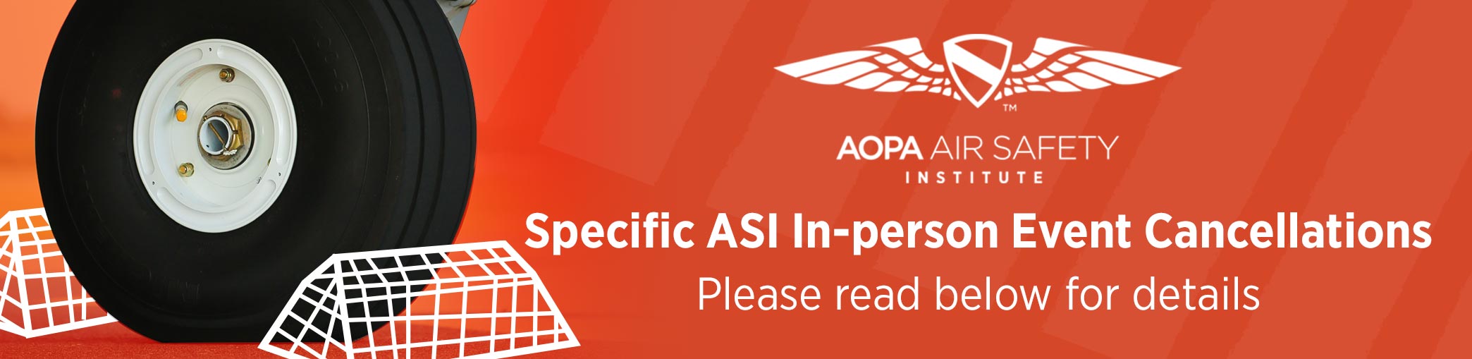Specific ASI In-Person Event Cancellations
