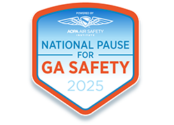 2025 National Pause for GA Safety Badge