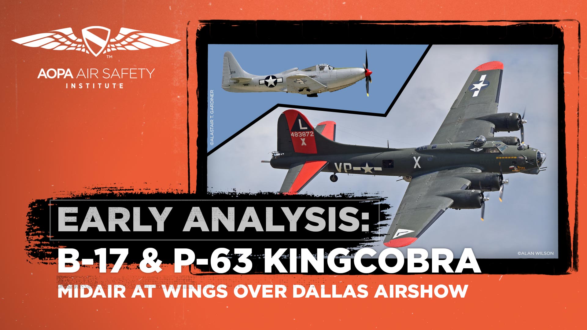 Early Analysis Wings Over Dallas Midair Video AOPA