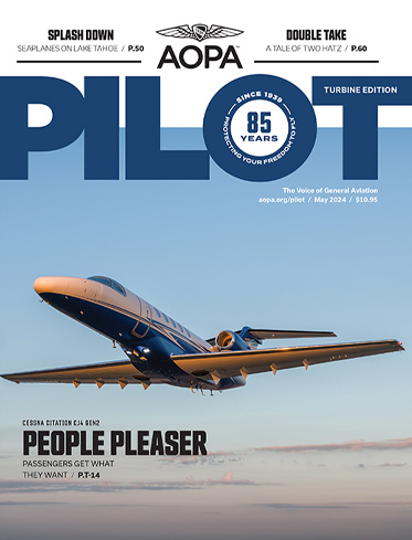 AOPA pilot turbine magazine
