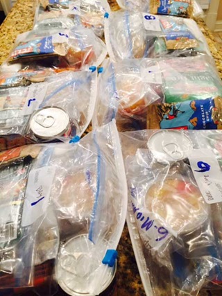 Vienna Sausage and canned tuna were staples of the in-flight meal plan. Photo courtesy of Rep. Steve Pearce.