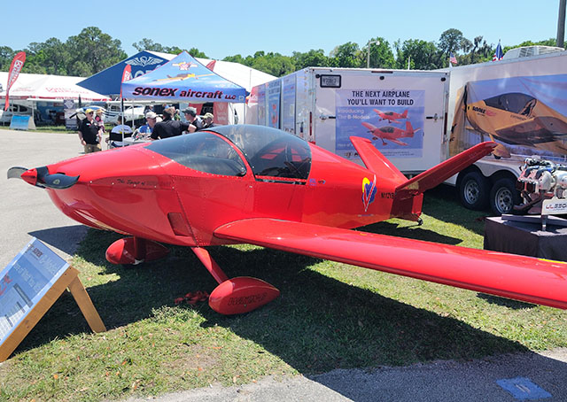 A new Sonex, the Waiex B, debuted at Sun 'n Fun. Photo by Mike Collins.