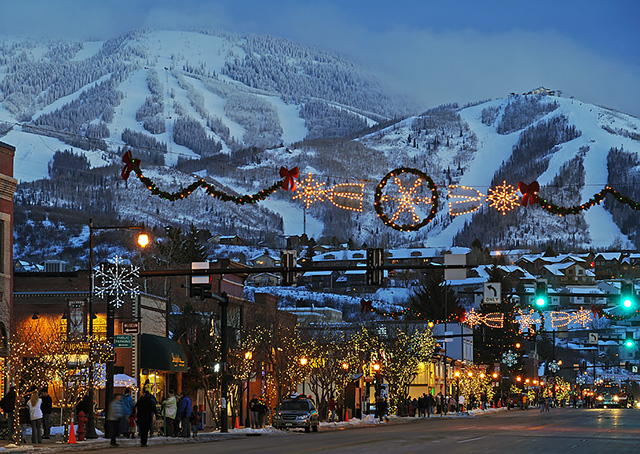 The "champagne powder" of Colorado's Steamboat Springs ski resort was unlocked by the Yampa Valley Regional Airport which helped bring vital economic, social, and recreational activity to the region. Photo courtesy of Larry Pierce, Steamboat Springs Resort.