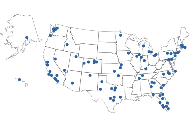 OpenAirplane operators offer more than 300 aircraft at 94 locations (and 86 airports) nationwide. Graphic courtesy of OpenAirplane. 
