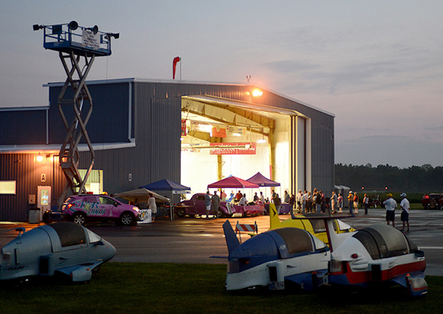 Marion Municipal Airport, Indiana's 2015 Airport of the Year, hosts an annual Fly-In/Cruise-In which helped secure the honor. Photo courtesy of Marion Municipal Airport.