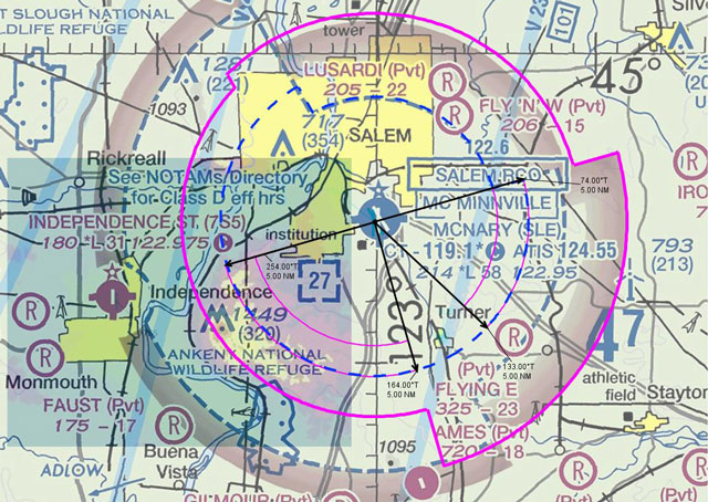 The FAA modified the Class D airspace around McNary Field to facilitate aviation access to tree farms.