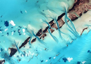 NASA astronaut Scott Kelly documented his space travels by posting photos of Earth and the cosmos on social media including this photo of the Bahamas, July 19. Photo courtesy of Scott Kelly, NASA.