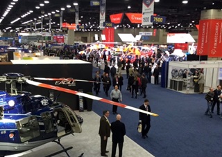 The Heli-Expo kicked off March 1 in Louisville, Kentucky. Photo by Josh Cochran.