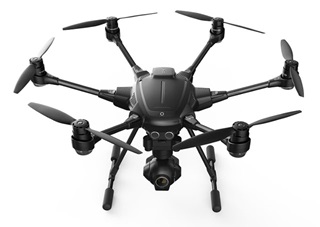 Forward-facing, obstacle-detection cameras are also found on the Yuneec Typhoon H (PRNewsFoto/Yuneec International)