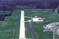 Photo of new runway surface