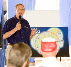 FAA funding debate Boyer simplified the issue into three points