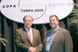 AOPA President Craig Fuller and NAFI Executive Director Jason Blair