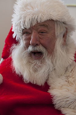 Santa at the Tangier Holly Run