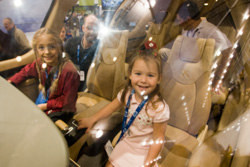 kids in airplanes