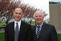 AOPA Executive Vice President Andy Cebula (left) with Senator Ben Cardin