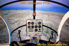 Merlin Simulation Schweizer 300C Helicopter FTD