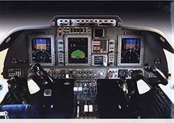 Piaggio Aero Avanti II cockpit