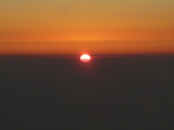 7:01 a.m. - sunrise over Manhattan