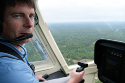 Tom Haines flying the Bell JetRanger