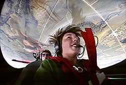 Airshow star Greg Poe takes essay winner for an aerobatic ride.